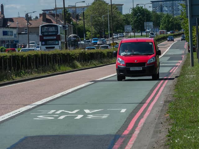 Under council plans, motorists who drive in bus lanes will face fines of £100, up from the current £60.