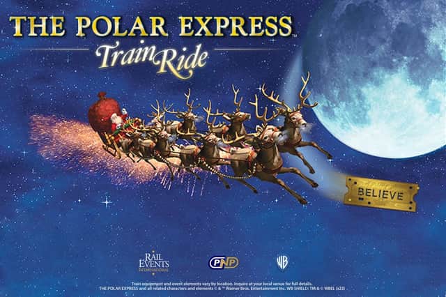 For the first time this Christmas The Polar Express Train Ride is arriving at Edinburgh’s Waverley station. Picture – supplied.