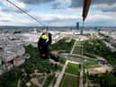 A zip-line like this one in Paris will not be coming to Edinburgh's George Street this Christmas (Picture: Eric Feferberg/AFP via Getty Images)