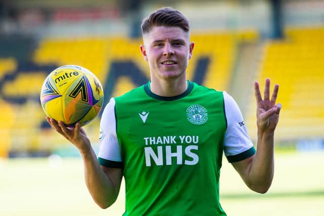 Kevin Nisbet bagged a hat-trick in the 4-1 win over Livingston.