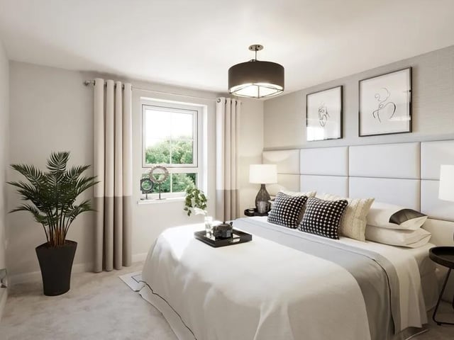 This two-bed new build home, in Havant Road, Emsworth, is on sale for £280,000. It is listed by Barratt Homes – Saxon Corner.
