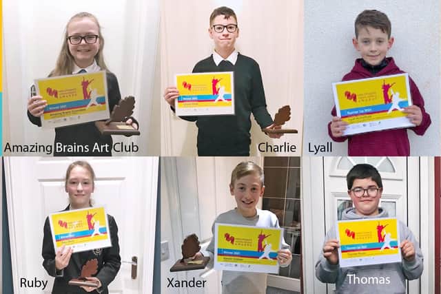 Just some of the Midlothian Young People Awards winners for 2021.