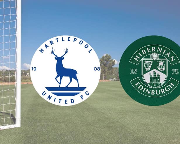 Hibs and Hartlepool United will meet in a pre-season friendly in Portugal