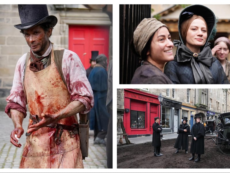 Take a look through our gallery to see 15 pictures of Guillermo del Toro's Frankenstein filiming in Edinburgh.