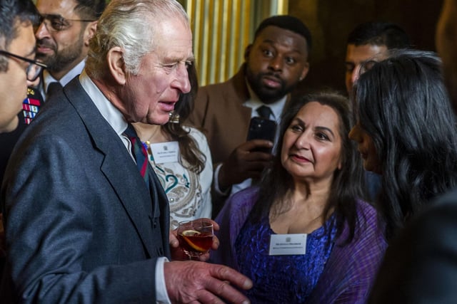 Charles has been hailed as the “people’s King” at his first official reception as monarch, which saw hundreds of people pack into Holyroodhouse.