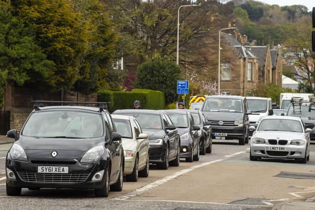 The congestion charge will be targeted at commuters driving into Edinburgh.  Photo: Lisa Ferguson.