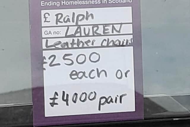 Valued at £8000 when brand new, the ornate furniture has attracted  dozens of shoppers.