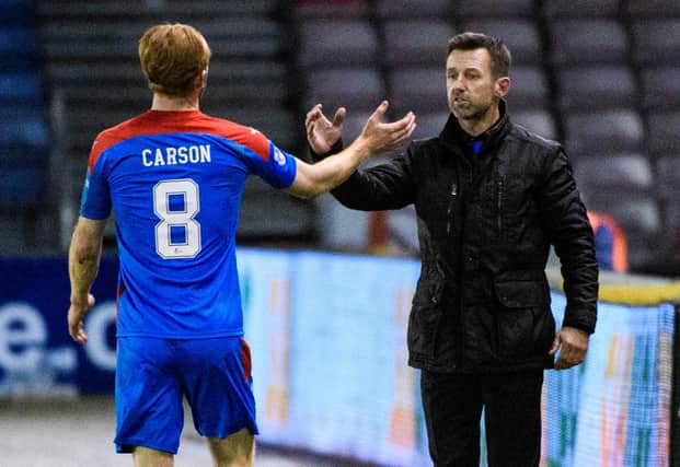 Neil McCann was 'proud' of Inverness in their 1-1 draw with Hearts. Picture: SNS