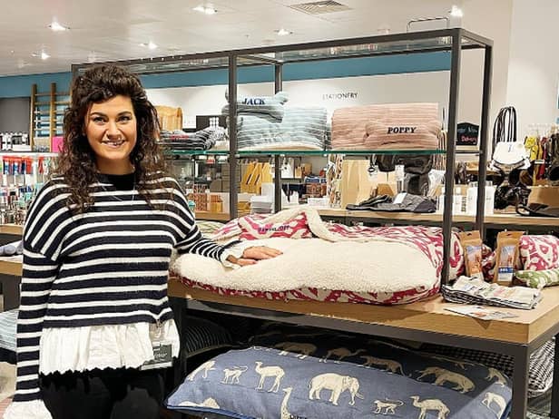 Alex Callander of luxury pet store Lazy Pawwwz, which is based in Midlothian, has been invited to display her wares in John Lewis this weekend as part of the Great British Pop Up. More of this please, writes Hayley Matthews.