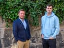 Eoghan Mackie of The Challenges Group (left) and Jack Allan of Today have joined forces to work on projects in Africa. Picture: contributed.