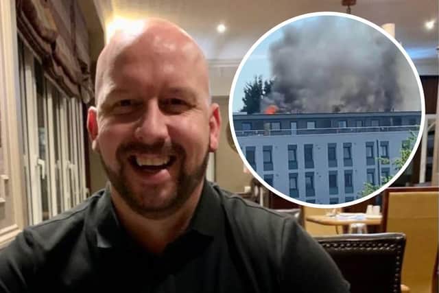 Lee Greenan set up a fundraiser for Edinburgh residents affected by the East Craigs fire