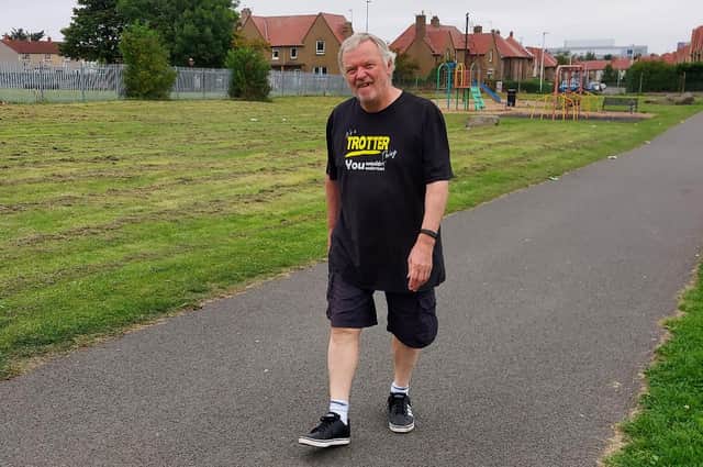 David Trotter (67) from Bonnyrigg has been out walking for March the Month.