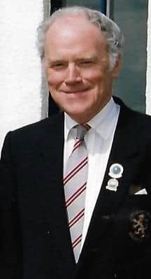 Proud Ratho Park member George Ballantyne served as president of the Lothians Golf Association.