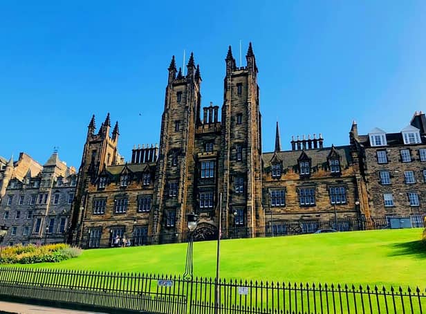 <p>The University of Edinburgh opened itself to the world in 1583, but was founded in 1582. It is the UK's sixth oldest university and is the oldest civic foundation in the entire English-speaking world.</p>