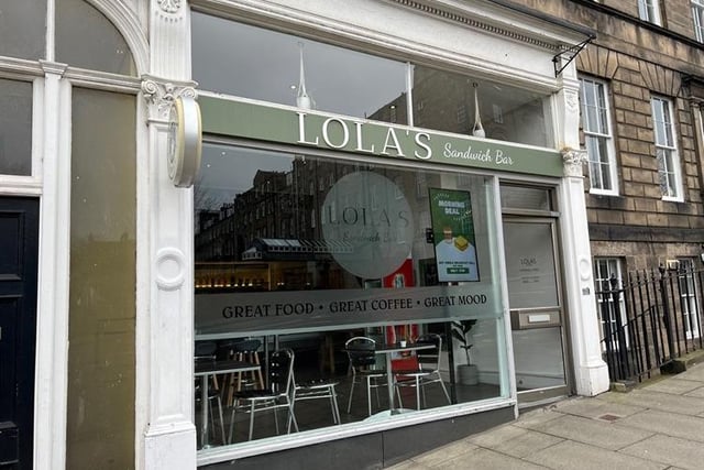 Lola’s Sandwich Bar and Cafe, just off Charlotte Square, is close to many city-centre offices as well as being handy for toursts and passers-by.  It currently trades five days a week, offering breakfast rolls and then sandwiches, wraps, pies, soups and salads for lunch, as.well as a full range of hot and cold drinks.  The business is on the market to allow the current owners more time to concentrate on other business interests.  It is described as ideal for a hands-on operator.  Asking price: £39,500.