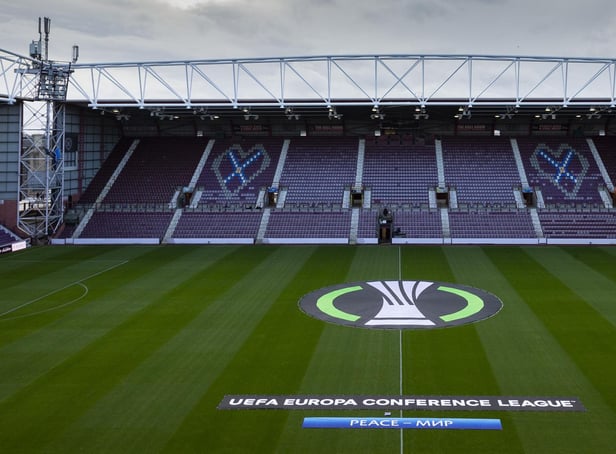 Tynecastle hosted three Europa Conference League group matches this season.
