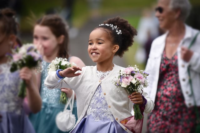 This young lady certainly enjoyed the big day. Photo by Angus Laing.