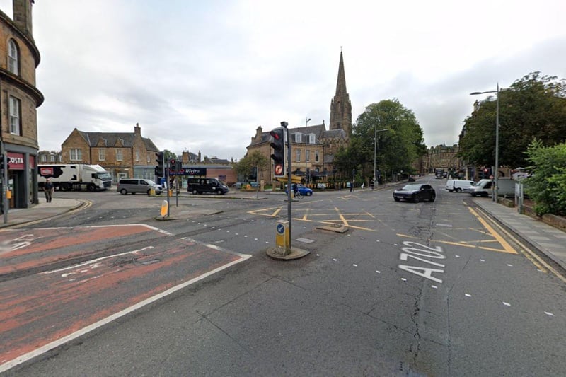 The corner of Morningside Road, Colinton Road, Bruntsfield Place and Chamberlain Road, was labelled as another dangerous junction by Edinburgh Council. There have been six casualties caused by accidents in the area over the last five years.