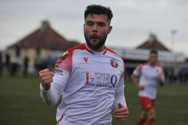 Spartans striker Sean Brown is hoping to copy what he achieved on loan at Bonnyrigg Rose last season. Picture: Mark Brown / SFC