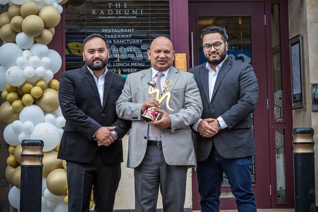 Left to right Habibur, Matin and Mujib Khan.