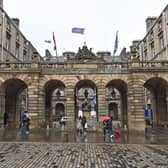 Talks about a new administration were continuing at Edinburgh City Chambers today.