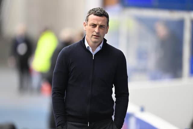 Hibs boss Jack Ross takes his team to Stranraer on Sunday.