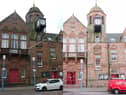 Penicuik Town Hall pictured before (left) and after the renovation work.