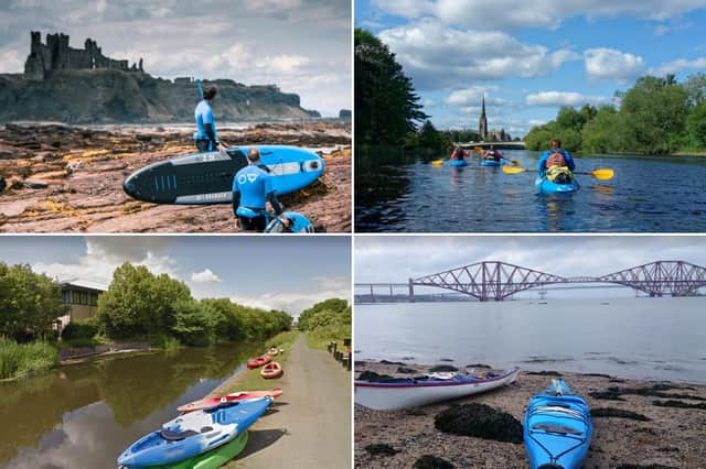 A few of the places you can enjoy trying watersports near Edinburgh.