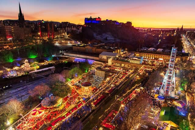 Edinburgh's Christmas festival has been a huge draw for the city since it was instigated in the late 1990s. Picture: Ian Georgeson