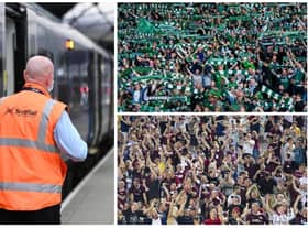 Hearts and Hibs fans attending matches on Christmas Eve are being warned by ScotRail bosses make sure they have planned their journey home in advance.