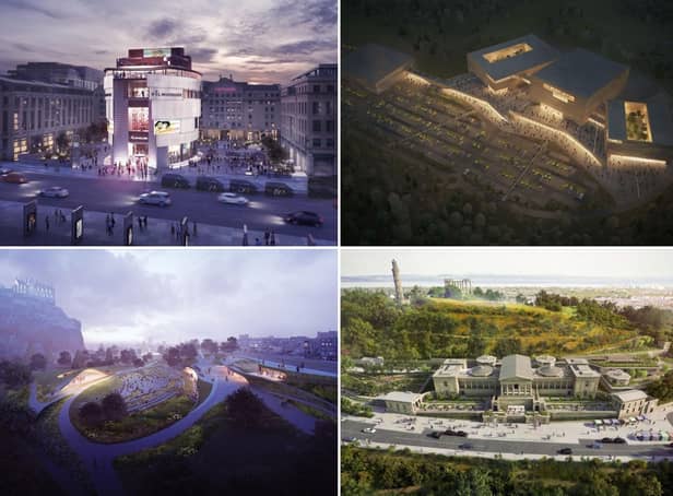 Some of the new cultural buildings planned for Edinburgh in the coming years.