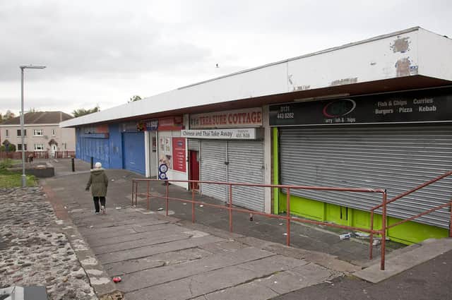 The Saughton Mains Gardens shops would have been demolished under the plans