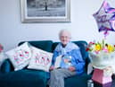 Janet Houston celebrates her 100th birthday in her Bo'ness home