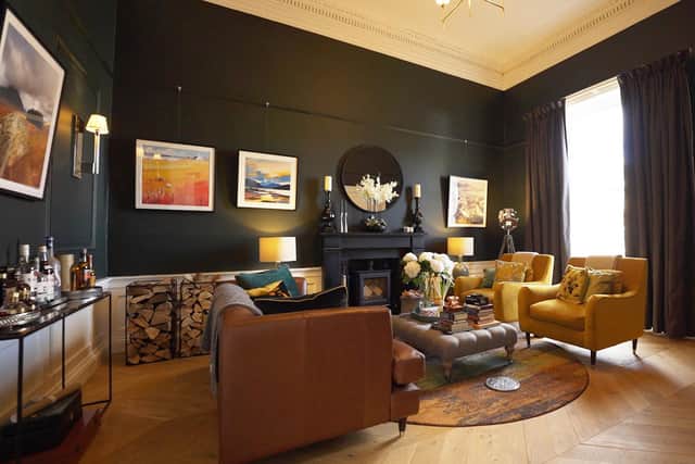 The Drawing Room in Doric House in Edinburgh. (Picture credit: BBC Scotland)