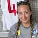 Blind footballer Samantha Gough described how she feared falling under a speeding train after being left on a station platform without assistance.