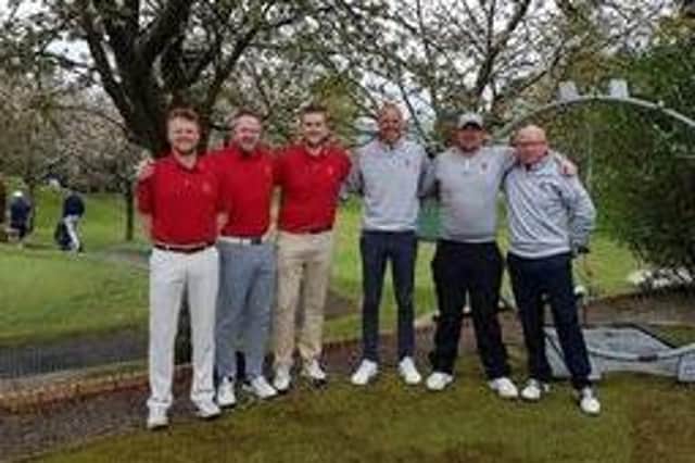 The players representing Lothians at Bathgate in the opening Scottish Area Team Championship match against North
