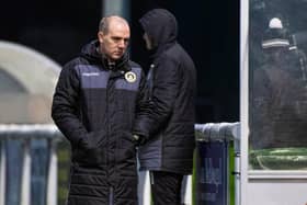Edinburgh City manager, James McDonaugh was forced to change his line-up hours before the clash with Queen's Park. (Photo by Euan Cherry / SNS Group)