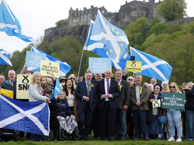 To claim every nationalist vote cast in the Scottish election was a demand for a referendum on independence is misleading (Picture: Jeff J Mitchell)