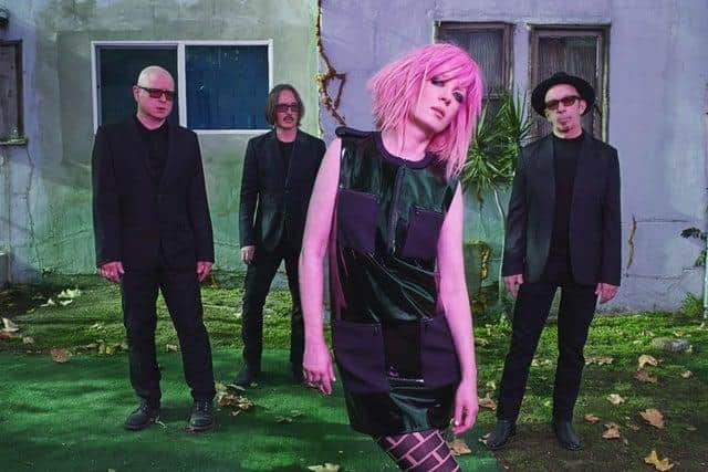Garbage are fronted by Edinburgh-born singer Shirley Manson.