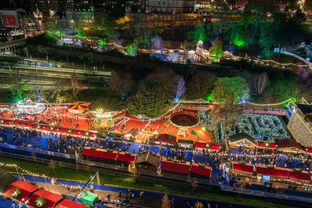 Edinburgh's Christmas market attracted more than 2.6 million visitors during the city's most recent winter festival.