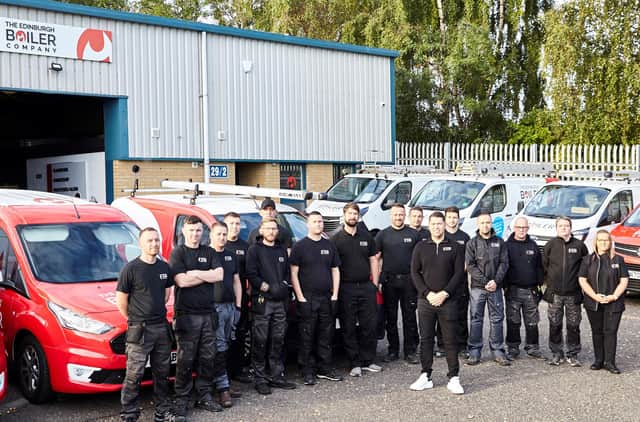 The team behind the success at the Edinburgh Boiler Company