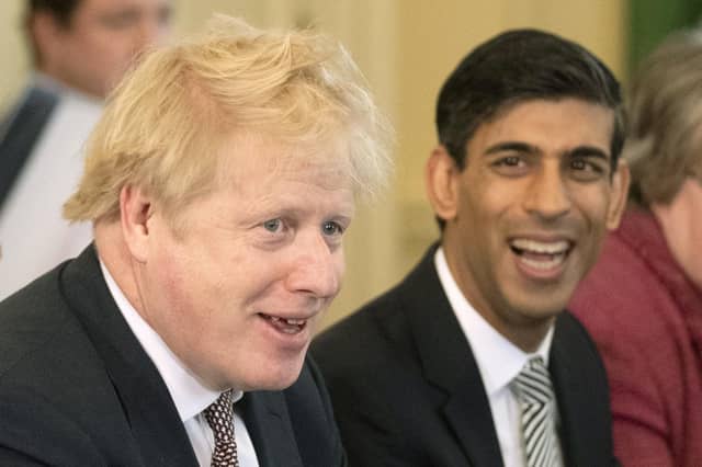 Boris Johnson and Rishi Sunak have both been fined £50 for breaking lockdown laws (Picture: Matt Dunham/WPA pool/Getty Images)