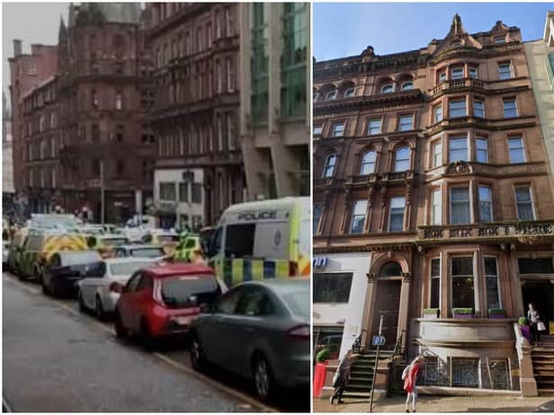 An appeal has been launched to help the residents of the Park Inn in Glasgow, following a knife attack yesterday.