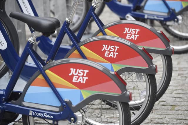 Just Eat bikes disappeared from the city's streets in September   Picture: Greg Macvean