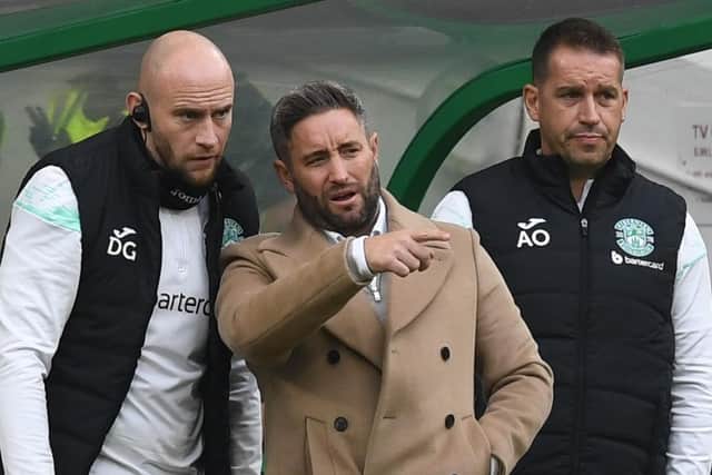 The Hibs boss was fuming with aspects of his team's performance at Celtic Park