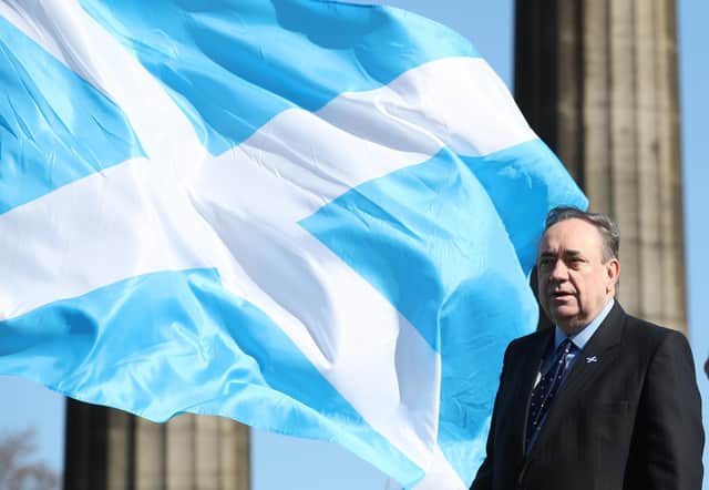 Alex Salmond was speaking at an Alba campaign event in the Scottish capital despite opposing parties suspending their operations out of respect for Philip’s passing.