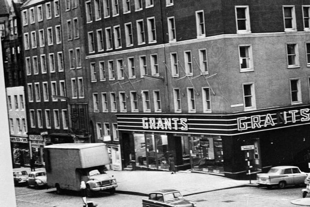 Back in the day, Grants furniture store in the High Street was the place to shop for your latest settee or side board. The store pictured was demolished in the 1970s and is now the site of a Radisson Blu hotel.