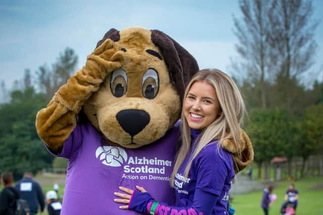 Keryn Matthew (26) is raising money for Alzheimer Scotland at this year's Memory Walk which takes place in September.