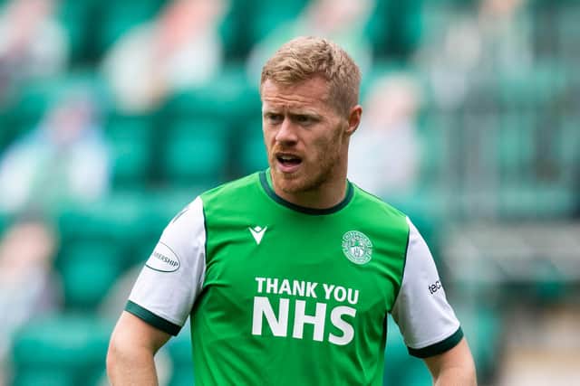 Daryl Horgan in action for Hibs against Motherwell in August. (Craig Foy / SNS Group)