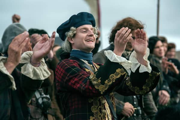 Bonnie Prince Charlie played by Andrew Glover in Outlander (Outlander Starz)
